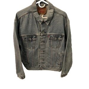 Vtg Y2K Levi’s 70507-0389 Trucker Jacket Size L Light Blue Made in India
